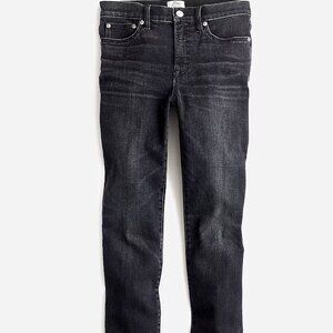 J Crew 9" High-Rise Toothpick Dark Jean in Charcoal Wash Size 27